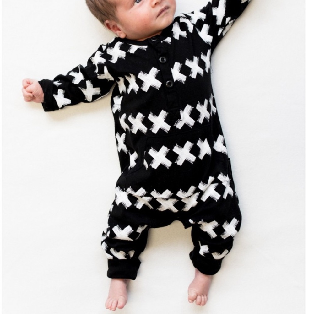 Lucky No. 7 Infant’s Snap Romper Jumpsuit Euro Size 62/68 US Size 3-6 Months